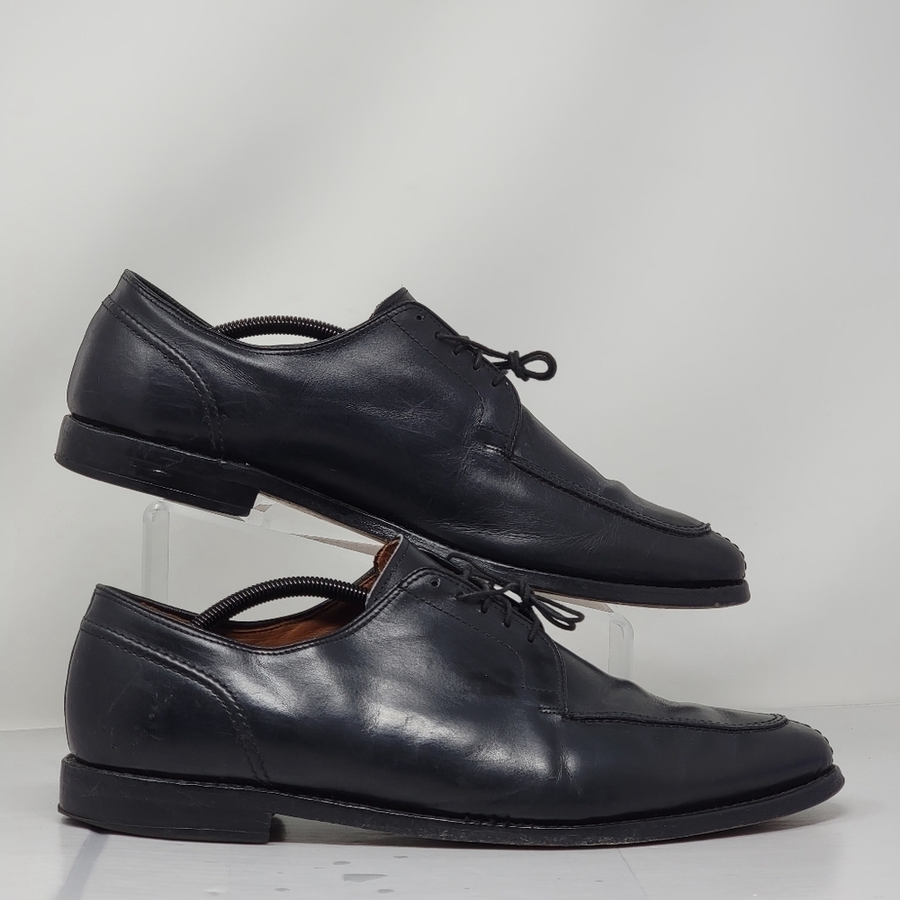 ALLEN EDMONDS La Salle Men's Shoes Leather Black Calf Oxford 4308 Size 13D Used
